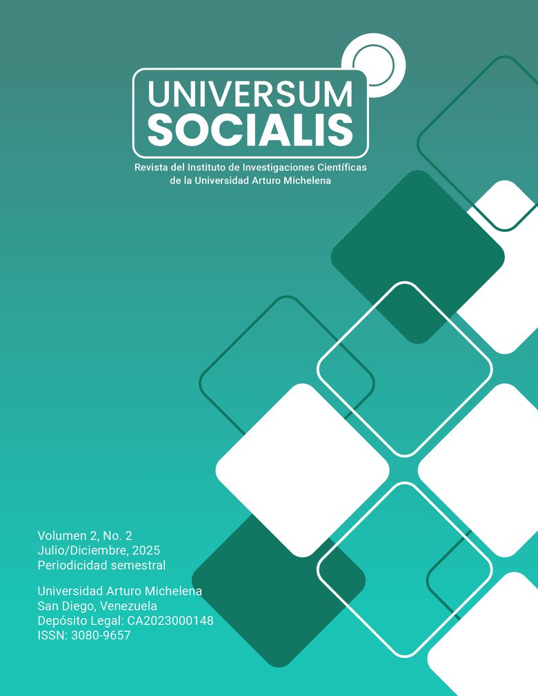 Portada de la revista Universum Socialis Vol. 2 - No. 2 de la Universidad Arturo Michelena