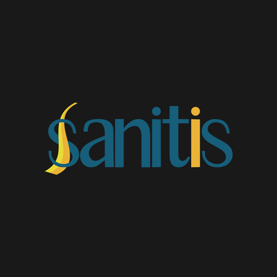 Logo de la revista cientifica Sanitis en fondo negro